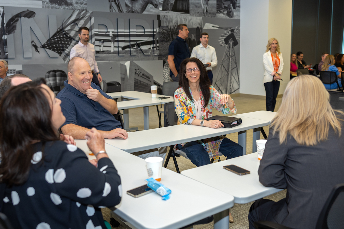 Team members at an Intuitive event